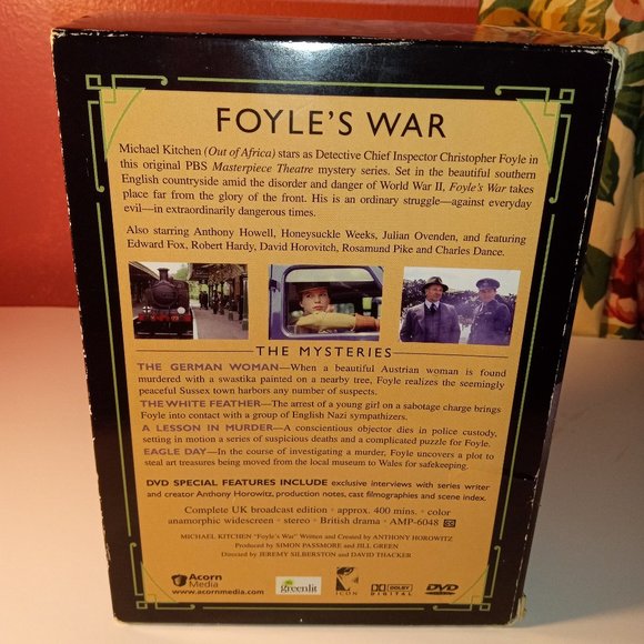 FOYLE'S WAR DVD SET OF 4, THEATER MYSTERY SERIES W/ MICHAEL KITCHEN - Picture 3 of 5